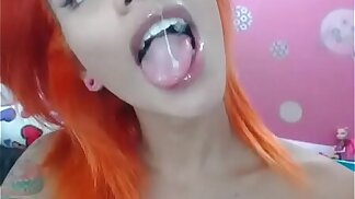 Nice Colombian Redhead Cums